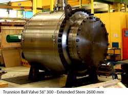 Trunnion Ball Valve 56" 300 - Extended Stem 2600 mm